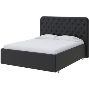 Изображение товара PROxSON Кровать без подъёмного механизма черная Classic Large (Экокожа Черный) 80x190