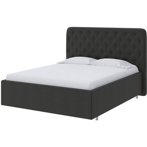 Изображение товара PROxSON Кровать Classic Large (Ткань: Велюр Forest 520 Темно-серый) 90x190