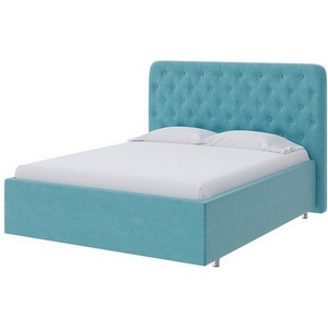 Изображение товара PROxSON Кровать Classic Large (Ткань: Велюр Лофти Лазурь) 120x190