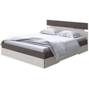 Изображение товара Без бренда Кровать Milton (ЛДСП Ясень Шимо Темный/Дуб Шамони светлый) 180x200