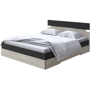 Изображение товара Без бренда Кровать Milton (ЛДСП Черный/Ясень Шимо Светлый) 180x190
