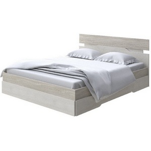 Изображение товара Без бренда Кровать Milton (ЛДСП Ясень Шимо Светлый/Дуб Шамони светлый) 160x200