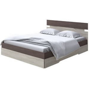 Изображение товара Без бренда Кровать Milton (ЛДСП Ясень Шимо Темный/Ясень Шимо Светлый) 120x200