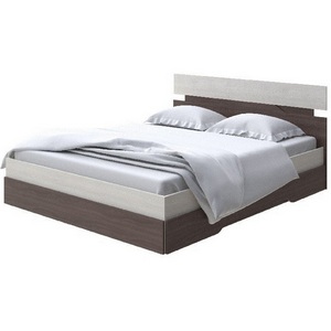 Изображение товара Без бренда Кровать Milton (ЛДСП Дуб Шамони светлый/Ясень Шимо Темный) 90x190