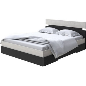 Изображение товара Без бренда Кровать Milton (ЛДСП Дуб Шамони светлый/Черный) 80x200