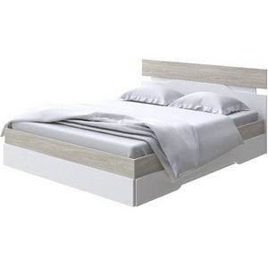 Изображение товара Без бренда Кровать Milton (ЛДСП Ясень Шимо Светлый/Белый) 180x190