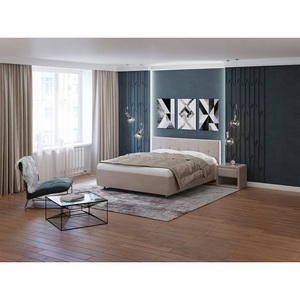 Изображение товара PROxSON Кровать Diamo без основания (Ткань: Рогожка Тетра Бежевый) 140x200