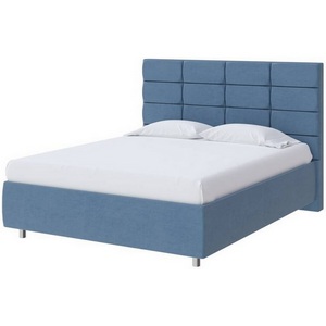 Изображение товара PROxSON Кровать Shapy без основания (Ткань: Рогожка Тетра Голубой) 160x200