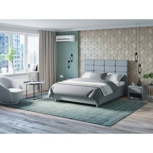 Изображение товара PROxSON Кровать Shapy без основания (Ткань: Рогожка Тетра Стальной) 140x200