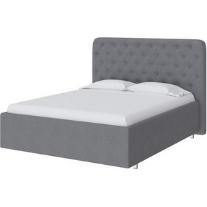 Изображение товара PROxSON Кровать Classic Large (Ткань: Рогожка Тетра Стальной) 140x190