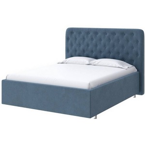 Изображение товара PROxSON Кровать Classic Large (Ткань: Велюр Monopoly Прованский синий (792)) 140x200