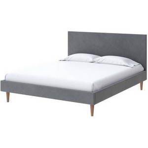 Изображение товара PROxSON Кровать Claro (Ткань: Велюр Monopoly Британский серый (996)) 90x200