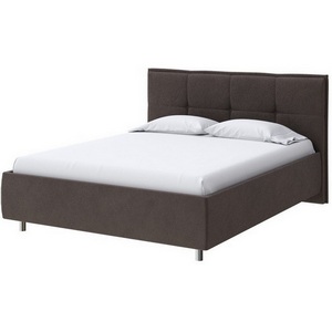 Изображение товара PROxSON Кровать Lino без основания (Ткань: Велюр Monopoly Горячий шоколад (237)) 200x190