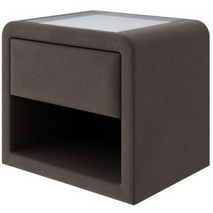 Изображение товара PROxSON Тумба Cube (Ткань: Велюр Monopoly Горячий шоколад (237)) 52x41