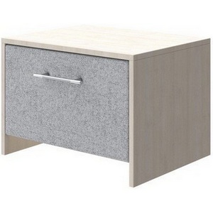 Изображение товара PROxSON Тумба Varna (ЛДСП Дуб Шамони+ткань Дуб Шамони светлый/Tesla Стальной) 51x40