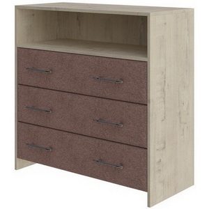 Изображение товара PROxSON Комод Varna (ЛДСП+ткань Бунратти/Tesla Брауни) 90x40