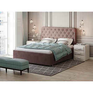 Изображение товара PROxSON Кровать Classic Large (Ткань: Велюр Ultra Горячий шоколад) 140x200
