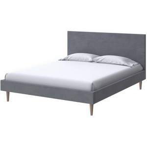 Изображение товара PROxSON Кровать Claro (Ткань: Велюр Ultra Мокрый асфальт) 160x200