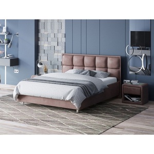 Изображение товара PROxSON Кровать Chessy без основания (Ткань: Велюр Ultra Горячий шоколад) 200x200