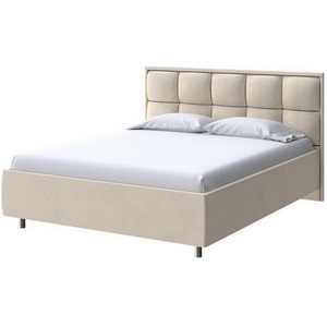 Изображение товара PROxSON Кровать Chessy без основания (Ткань: Велюр Ultra Песочный) 90x190