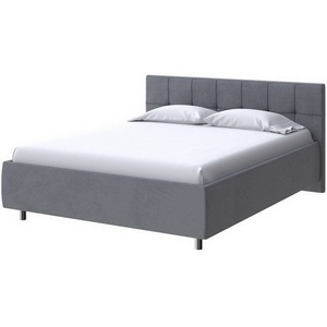 Изображение товара PROxSON Кровать Diamo без основания (Ткань: Велюр Ultra Мокрый асфальт) 160x190