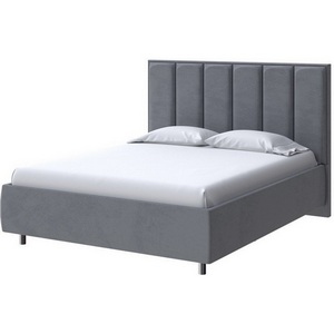 Изображение товара PROxSON Кровать Routa без основания (Ткань: Велюр Ultra Мокрый асфальт) 180x200