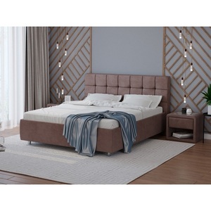 Изображение товара PROxSON Кровать Nety без основания (Ткань: Велюр Ultra Горячий шоколад) 90x190