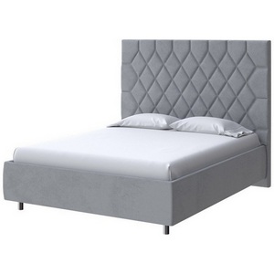 Изображение товара PROxSON Кровать Rhomby без основания (Ткань: Велюр Ultra Осенний туман) 80x190