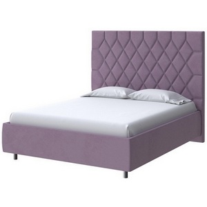 Изображение товара PROxSON Кровать Rhomby без основания (Ткань: Велюр Ultra Сливовый) 80x190