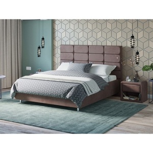 Изображение товара PROxSON Кровать Shapy без основания (Ткань: Велюр Ultra Горячий шоколад) 160x190