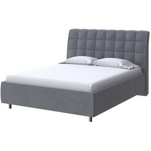 Изображение товара PROxSON Кровать Volumo без основания (Ткань: Велюр Ultra Мокрый асфальт) 160x190