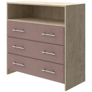 Изображение товара PROxSON Комод Varna (ЛДСП Бунратти+ткань Бунратти/Ultra Горячий шоколад) 90x40