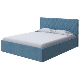 Изображение товара PROxSON Кровать Fresco Plus (Ткань: Велюр Monopoly Прованский синий (792)) 90x200