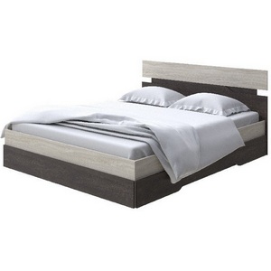 Изображение товара Без бренда Кровать Milton (ЛДСП Ясень Шимо Светлый/Дуб Кантербери) 140x200