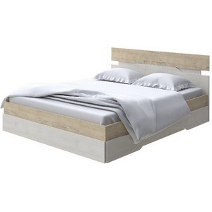 Изображение товара Без бренда Кровать Milton (ЛДСП Бунратти/Дуб Шамони светлый (124)) 160x200