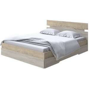 Изображение товара Без бренда Кровать Milton (ЛДСП Бунратти/Ясень Шимо Светлый) 90x200