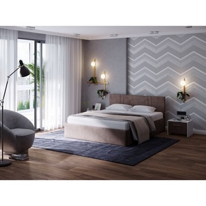 Изображение товара PROxSON Кровать Helix Plus (Ткань: Велюр Monopoly Горячий шоколад (237)) 140x200