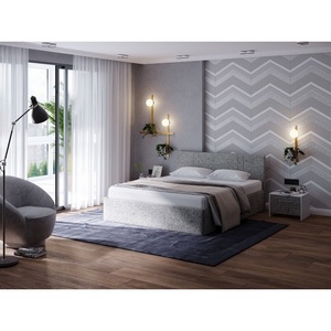 Изображение товара PROxSON Кровать Helix Plus (Ткань: Жаккард Tesla Графит) 90x200