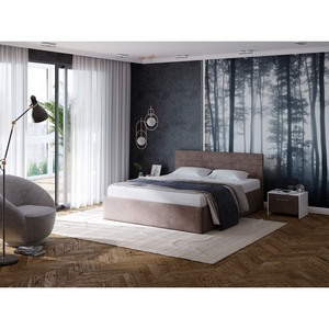 Изображение товара PROxSON Кровать Vector Plus (Ткань: Велюр Monopoly Горячий шоколад (237)) 180x200