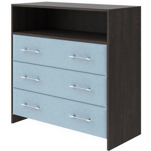 Изображение товара PROxSON Комод Varna (ЛДСП Кантербери+ткань Дуб Кантербери/Teddy Морозная свежесть) 90x40