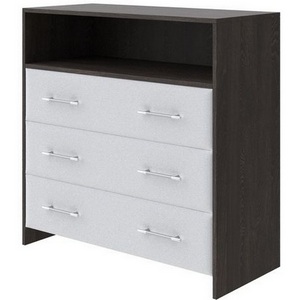 Изображение товара PROxSON Комод Varna (ЛДСП Кантербери+ткань Дуб Кантербери/Teddy Снежный) 90x40