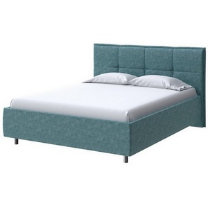 Изображение товара PROxSON Кровать Lino без основания (Ткань: Велюр Gratta 5 Морская лагуна) 120x190