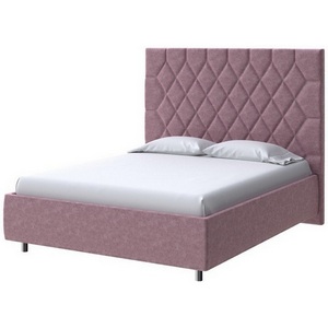 Изображение товара PROxSON Кровать Rhomby без основания (Ткань: Велюр Gratta 6 Ягодный мусс) 200x200