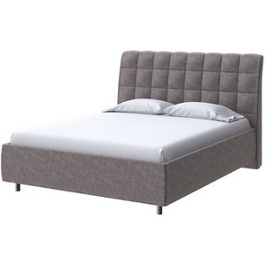 Изображение товара PROxSON Кровать Volumo без основания (Ткань: Велюр Gratta 7 Жареный миндаль) 140x190