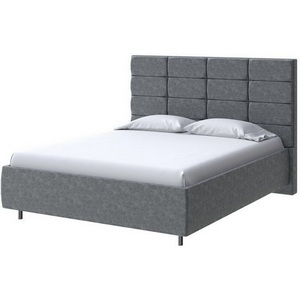 Изображение товара PROxSON Кровать Shapy без основания (Ткань: Велюр Gratta 4 Серый космос) 180x200