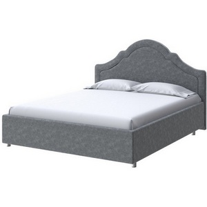 Изображение товара PROxSON Кровать Vintage (Ткань: Велюр Gratta 4 Серый космос) 160x200