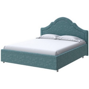Изображение товара PROxSON Кровать Vintage (Ткань: Велюр Gratta 5 Морская лагуна) 90x200