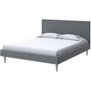 Изображение товара PROxSON Кровать Claro (Ткань: Велюр Gratta 4 Серый космос) 140x200