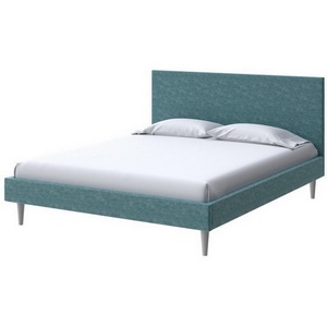 Изображение товара PROxSON Кровать Claro (Ткань: Велюр Gratta 5 Морская лагуна) 140x200