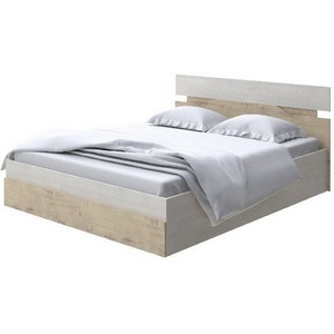 Изображение товара Без бренда Кровать Milton с подъемным механизмом (ЛДСП Дуб Шамони светлый (124)/Бунратти) 160x190